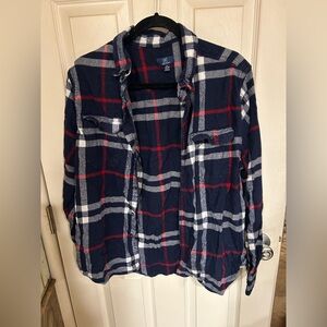 Blue Plaid Flannel